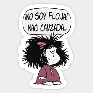 No soy floja Sticker